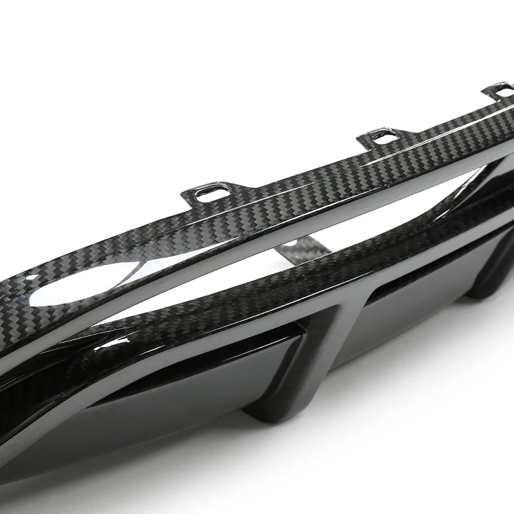 Dry Carbon Fiber Rear Diffuser With LED a Style for  MODEL 3 2024+ Body Kit